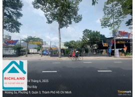 Cho thuê đất mặt tiền 873 Hoàng Sa, phường 9, Quận 3, Hồ Chí Minh. Giá 350 Triệu