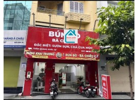 Cho thuê nhà mặt tiền: 263 Trần Quang Khải P.Tân Định Quận 1. Giá 45 triệu