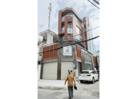 Cho thuê nhà Góc 2 mặt tiền 77 Lê Hoàng Phái, P.17, Q.Gò Vấp. Giá 90 Triệu