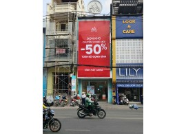 Cho thuê nhà mặt tiền 110 Nguyễn Gia Trí, P.25, Q.Bình Thạnh. Giá thuê: 80 triệu/tháng