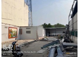 Cho Thuê Đất : 108 Đường Số 400, Phường Tân Phú, TP. Thủ Đức. Giá thuê: 50 triệu/tháng