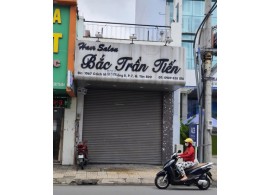 CHO THUÊ NHÀ MẶT TIỀN : 1067 Cách Mạng Tháng 8, Phường 7, Quận Tân Bình. Giá thuê: 40 triệu/tháng