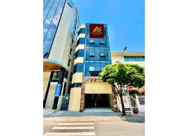  BÁN GẤP Nhà mặt tiền 57–57A Hồ Hảo Hớn, Quận 1 – Building góc 2MT, hầm + 6 tầng