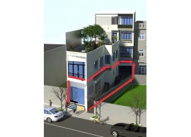 CHO THUÊ NHÀ MẶT TIỀN : 104 Lê Văn Sỹ, Phường 11, Quận Phú Nhuận. Giá thuê: 62 triệu/tháng