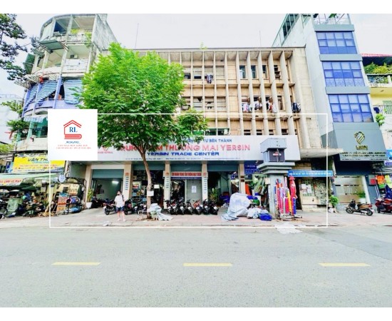 Cho thuê nhà mặt tiền 33 - 35 - 37 Yersin, Phường Cầu Ông Lãnh, Quận 1. Giá 400 Triệu