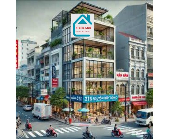 CHO THUÊ NHÀ GÓC 2 MẶT TIỀN 216 Nguyễn Duy Dương, P.2, Q.10+Giá thuê: 155 Triệu