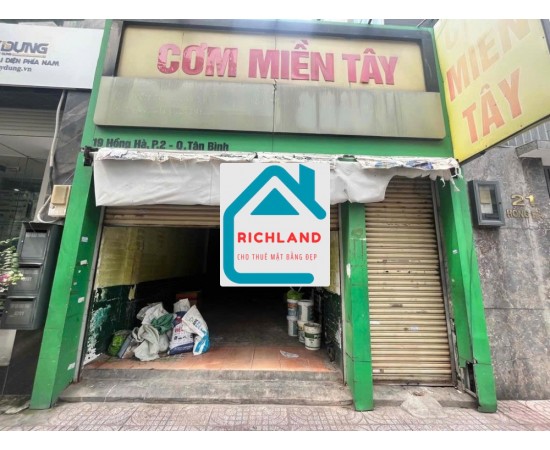 Cho thuê nhà mặt tiền 19 Hồng Hà, P.2, Q.Tân Bình