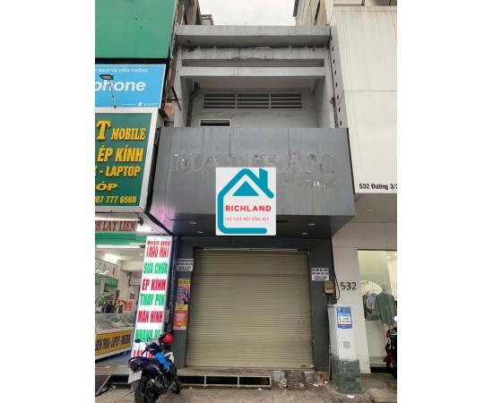 Cho thuê nhà mặt tiền: 534 đường 3/2 P.14 Quận 10