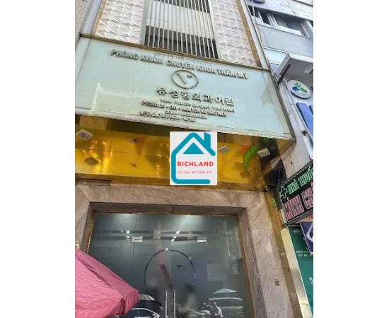 Cho thuê nhà mặt tiền: 228 Hai Bà Trưng P.Tân Định, Q.1