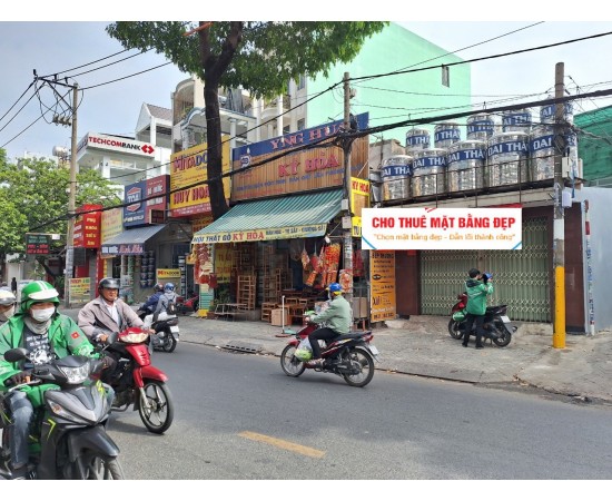 Cho thuê nhà mặt tiền 520  Lê Văn Thọ p16 gò vấp. Giá 35 triệu