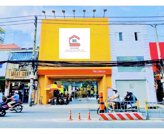 Cho Thuê Nhà Mặt Tiền 274 Cách Mạng Tháng 8, Phường 10, Quận 3. Giá 180 Triệu