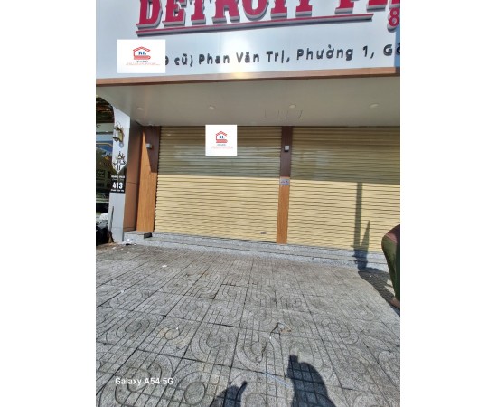 Cho thuê Nhà Mặt Tiền: 425 Phan Văn Trị, P1, Q. Gò Vấp. Giá 70 triệu