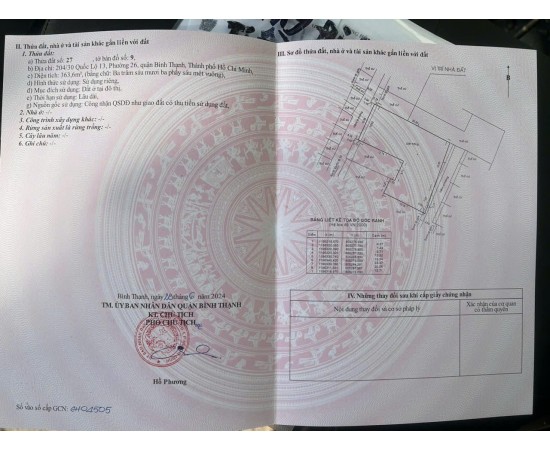 Bán Đất 204/30 Quốc Lộ 13, Phường 26, Quận Bình Thạnh,TP.HCM. Giá 35 Tỷ