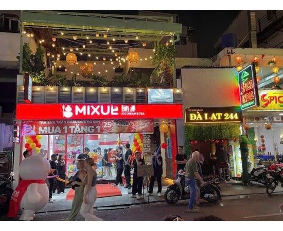Cho thuê mặt bằng mặt tiền 246 248   Bùi Viện P.Phạm Ngũ Lão Q.1. Giá 100 Triệu