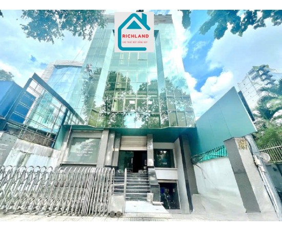 Cho thuê tòa nhà mặt tiền số 207 Điện Biên Phủ, Quận 3, DT: 14x25m, 1 hầm 7 lầu. Giá 250 Triệu