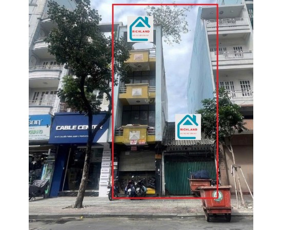 Cho thuê nhà mặt tiền 85-87 Ký Con P.Nguyễn Thái Bình, Quận 1. Giá 120 Triệu