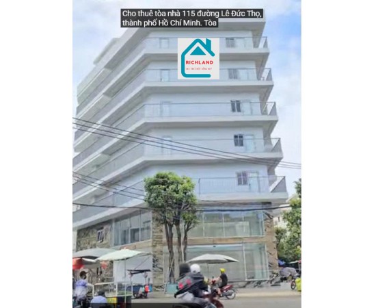 Cho thuê Tòa Nhà Góc 3 Mặt Tiền:115 Lê Đức Thọ, P.17, Q.Gò Vấp. Giá 480 Triệu