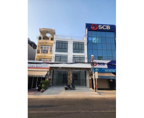 Cho thuê nhà mặt tiền: 158-160 Đường số 7, P.Bình Trị Đông B, Q.Bình Tân. Giá 100 triệu