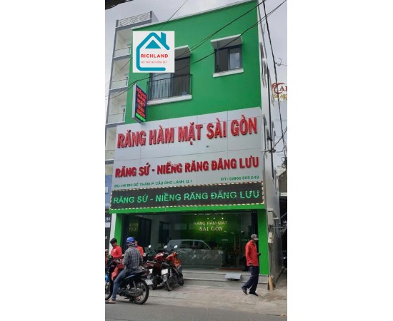 Cho thuê nhà mặt tiền 148bis Đề Thám, P.Cầu Ông Lãnh, Quận 1. Giá 70 triệu