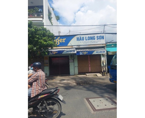 Cho thuê nhà mặt tiền: 174 Thạch Lam, Phường Phú Thạnh, Q.Tân Phú. Giá 38 triệu