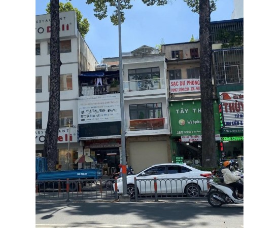 Cho thuê nhà mặt tiền 382 Đường 3/2, P.12, Q.10. Giá 60 triệu