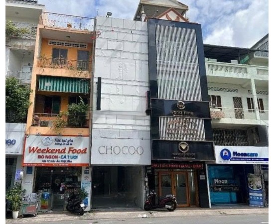 Cho thuê Nhà Mặt Tiền : 214Bis Võ Văn Tần, Phường 5, Quận 3. Giá thuê : 40 triệu/tháng