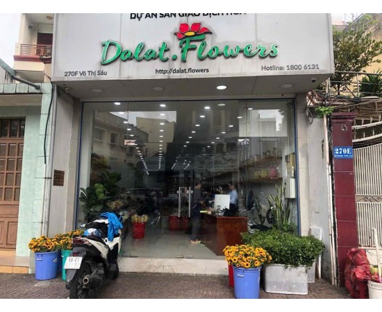 Cho thuê Nhà mặt tiền : 270F Võ Thị Sáu, Quận 3. Giá thuê : 50 triệu/tháng