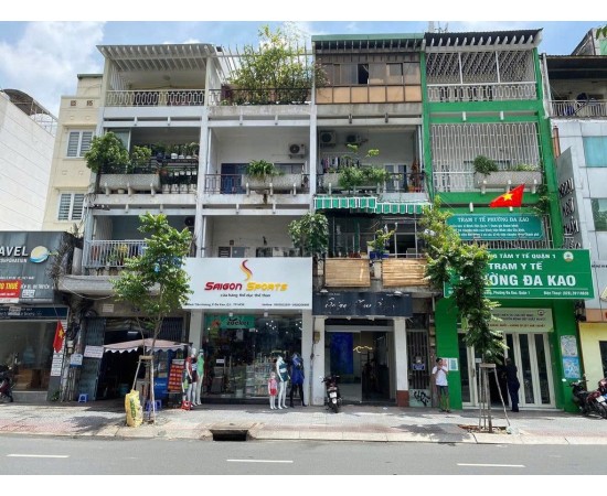 Cho thuê Nhà mặt tiền : 72B Đinh Tiên Hoàng,  Quận 1. Giá thuê : 45 triệu/tháng