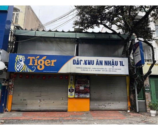 Cho thuê Nhà mặt tiền : 1L Bình Giã, Phường 13, Quận Tân Bình. Giá thuê : 35 triệu/tháng
