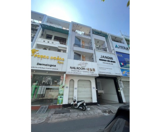 Cho thuê Nhà mặt tiền : 42 Hoa Sứ, Phường 2, Quận Phú Nhuận. Giá thuê : 45 triệu/tháng