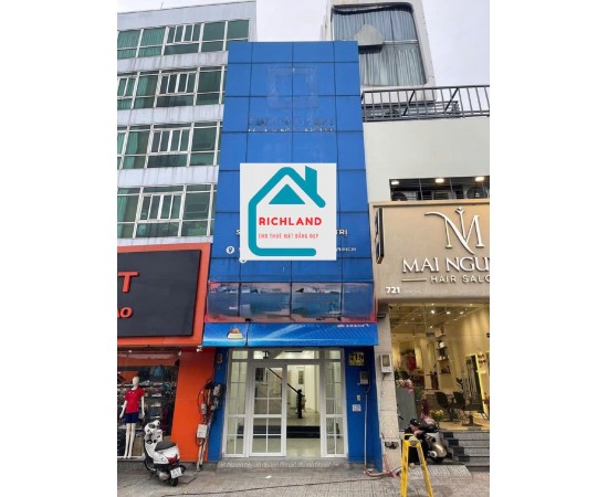 Cho thuê Nhà 2 mặt tiền trước sau : 719 Phan Văn Trị, Phường 7, Quận Gò Vấp. Giá thuê : 40 triệu/thá