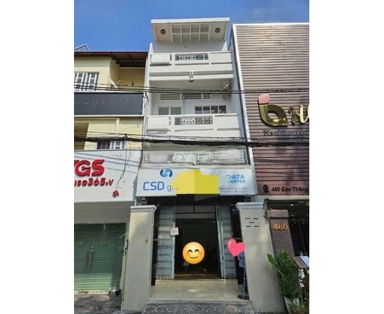 Cho thuê Nhà : 462 Cao Thắng, Phường 12, Quận 10. Giá thuê : 37 triệu/tháng