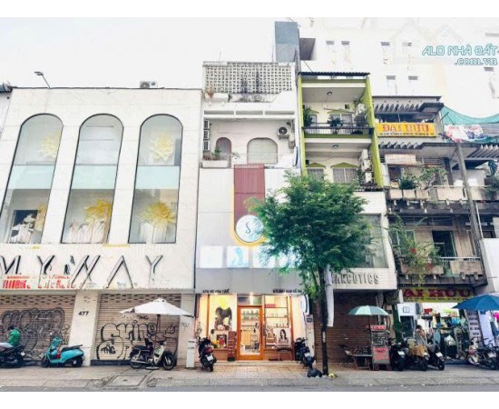Cho thuê Nhà mặt tiền : 479 Võ Văn Tần, Quận 3. Giá thuê : 75 triệu/tháng