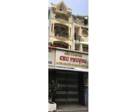 Cho thuê Nhà mặt tiền : 117 Phạm Phú Thứ, Phường 11, Quận Tân Bình. Giá thuê : 60 triệu/tháng