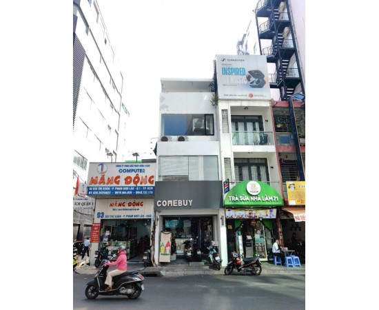 CHO THUÊ NHÀ MẶT TIỀN : 95 BÙI THỊ XUÂN, QUẬN 1. GIÁ THUÊ : 3.500USD/THÁNG