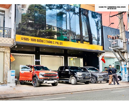 CHO THUÊ NHÀ MẶT TIỀN : 1505–1507–1509 BA THÁNG HAI, QUẬN 11. GIÁ THUÊ : 400 TRIỆU/THÁNG