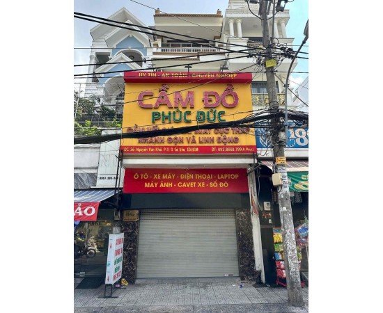 Cho thuê Nhà mặt tiền : 56 Nguyễn Văn Khối, Phường 11, Quận Gò Vấp. Giá thuê : 27 triệu/tháng