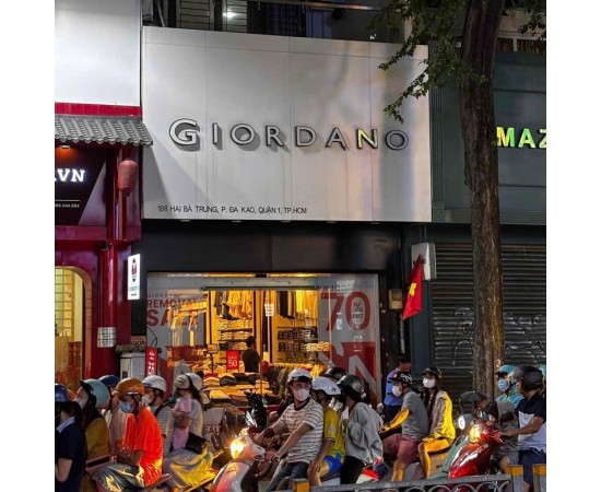 Cho thuê Nhà Mặt Tiền : 188 Hai Bà Trưng, Phường Đa Kao, Quận 1. Giá thuê: 200 triệu/tháng