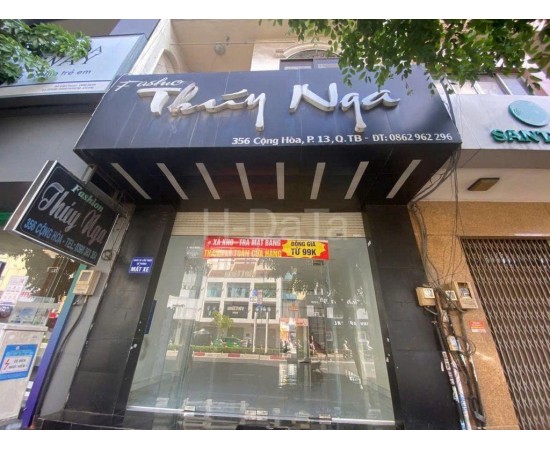 Cho thuê Nhà mặt tiền : 356 Cộng Hòa, Phường 13, Quận Tân Bình. Giá thuê: 27 triệu/tháng