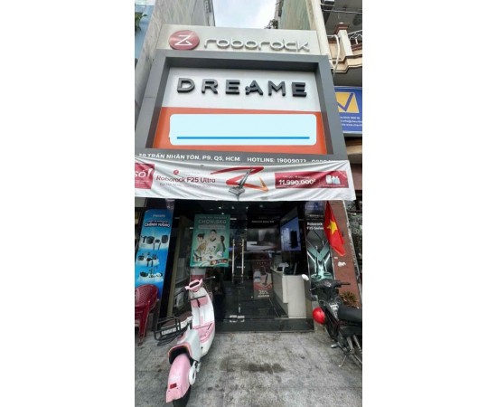 Cho thuê Nhà mặt tiền : 39 Trần Nhân Tôn, Phường 9, Quận 5. Giá thuê: 29 triệu/tháng