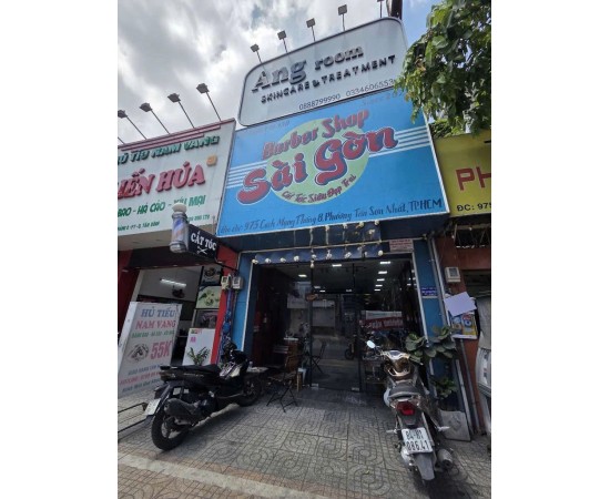 Cho thuê Nhà mặt tiền : 973 Cách Mạng Tháng 8, Phường 7, Quận Tân Bình. Giá thuê: 27 triệu/tháng