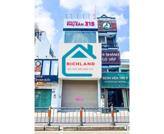 Cho thuê Nhà : 1457 Phan Văn Trị, Phường 10, Quận Gò Vấp, TP.HCM. Giá thuê: 70 triệu/tháng