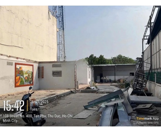 Cho Thuê Đất : 108 Đường Số 400, Phường Tân Phú, TP. Thủ Đức. Giá thuê: 50 triệu/tháng