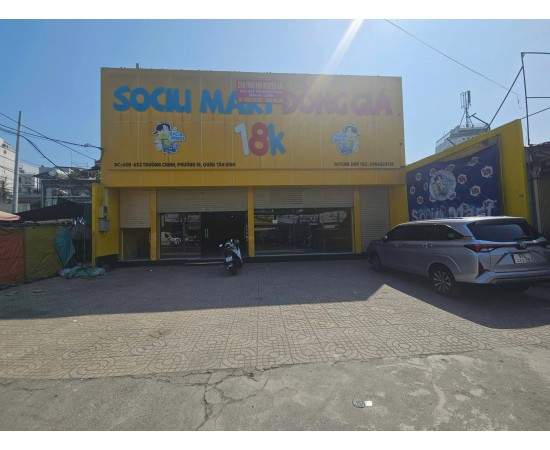 CHO THUÊ MẶT BẰNG SIÊU ĐẸP : 650 Trường Chinh, Phường 15, Quận Tân Bình. Giá thuê: 170 triệu/tháng (