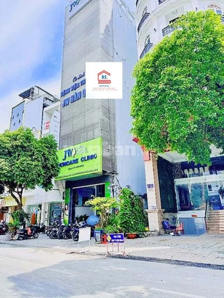 Cho Thuê Toà Nhà GÓC 2MT: 141-143 Lê Thị Riêng, Phường Bến Thành, Quận 1, TPHCM. Giá 250 Triệu