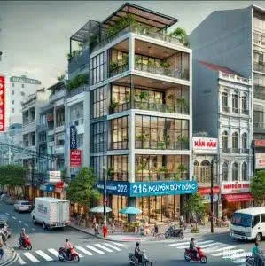 CHO THUÊ NHÀ MẶT TIỀN : 216 Nguyễn Duy Dương, Quận 10. Giá thuê: 150 triệu/tháng