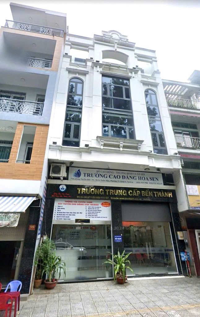 CHO THUÊ TÒA NHÀ 2MT : 94–96 Lê Tuấn Mậu, Phường 13, Quận 6. Giá thuê: 100 triệu/tháng