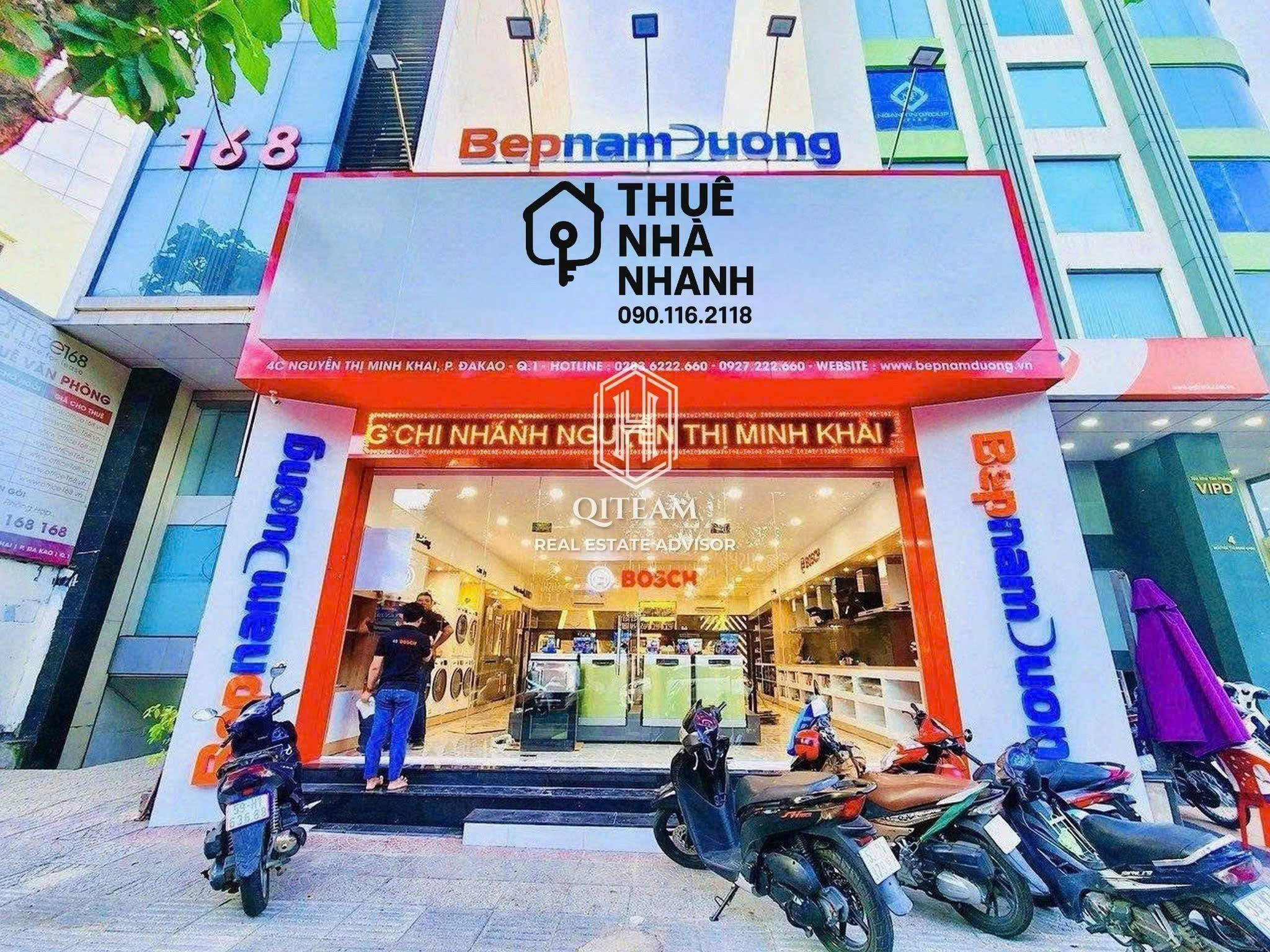 CHO THUÊ NHÀ MT : 4C Nguyễn Thị Minh Khai, Quận 1. Giá thuê: 100 triệu/tháng