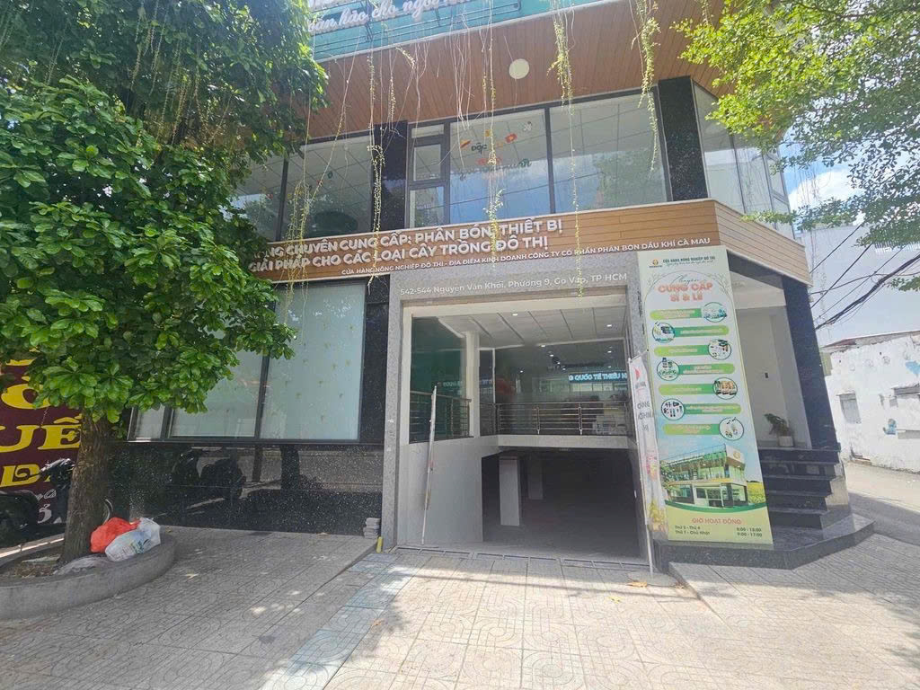 CHO THUÊ NHÀ MẶT TIỀN : 542-544 Nguyễn Văn Khối, Phường 9, Quận Gò Vấp. Giá thuê : 120 triệu/tháng