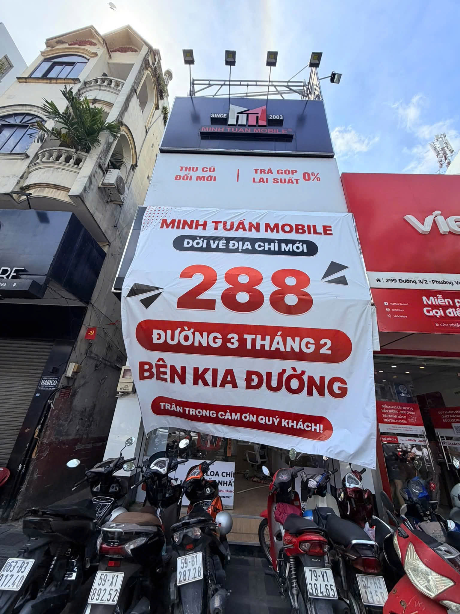CHO THUÊ NHÀ : 297 Đường 3/2, Phường 12, Quận 10. Giá thuê : 75 triệu/tháng.
